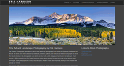 Desktop Screenshot of erikharrison.com